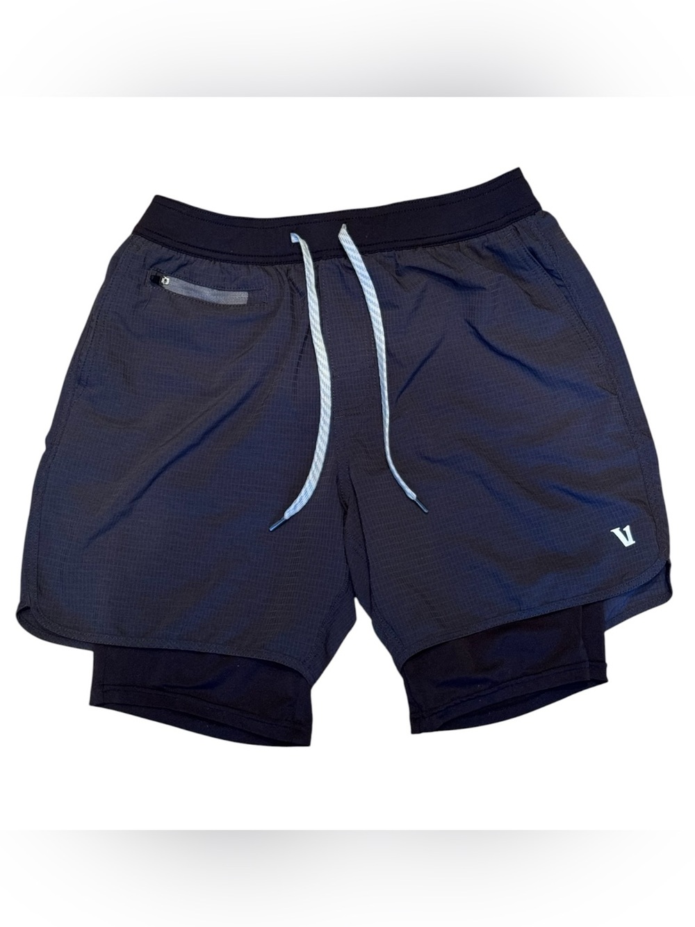 Vuori Stockton Two-in-One Performance Shorts - Charcoal Grey